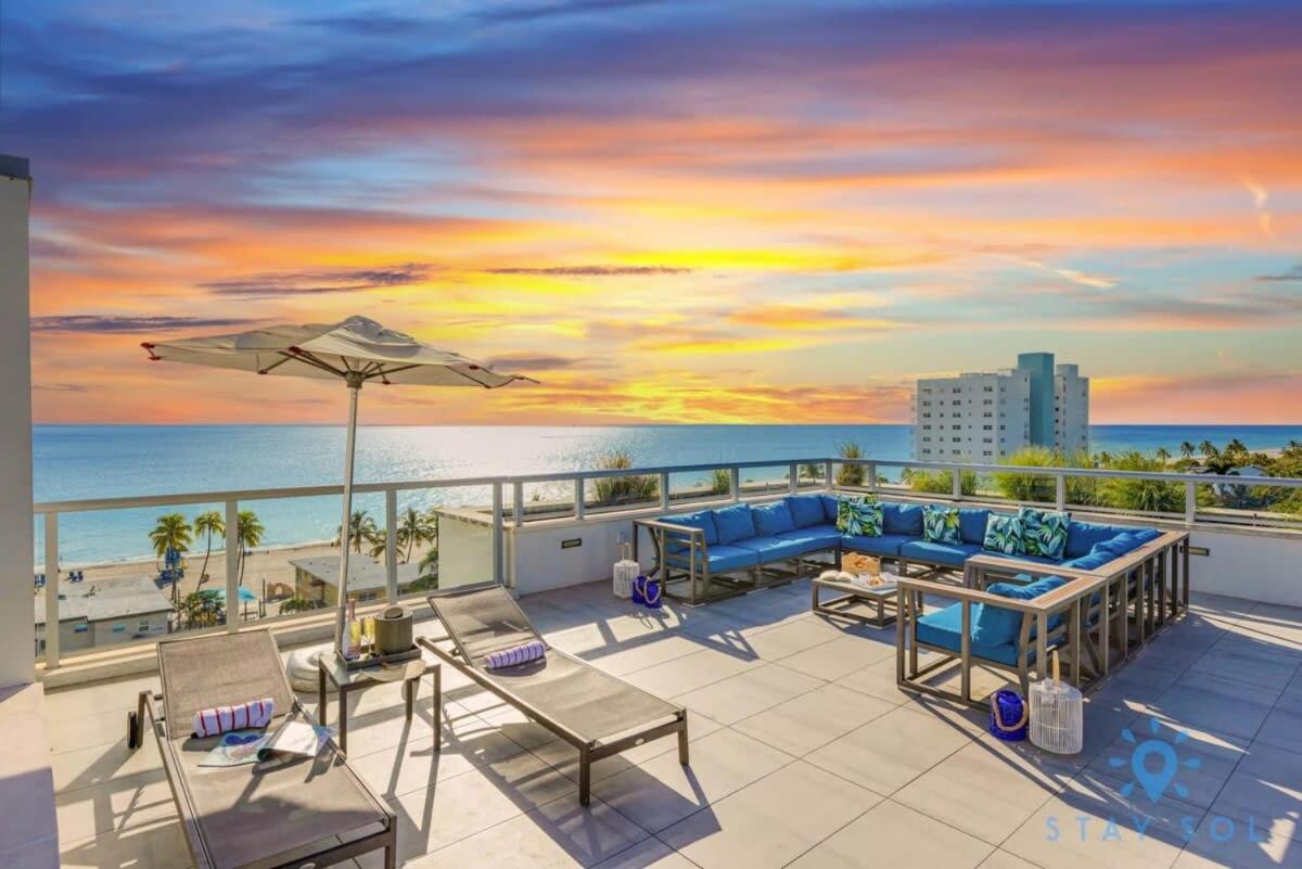 Best Stay - Rooftop Pool - Hollywood Beach Board - Walk 外观 照片